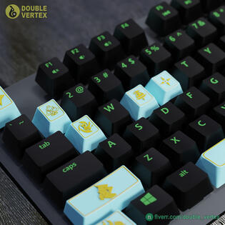 Escoffier Genshin Keycaps
