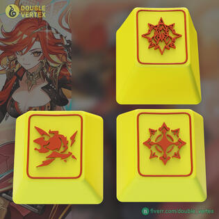 Mavuika Genshin Keycaps