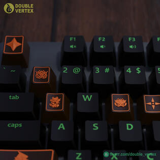 Gaming Genshin Keycaps